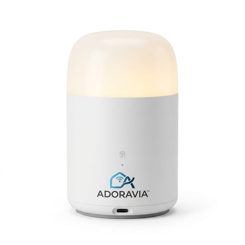 Adoravia™ Smart Ambience System – App & Voice Controlled Dimmable Aroma Lamp with Custom Scene Presets, Type-C Charging, and Quiet Operation