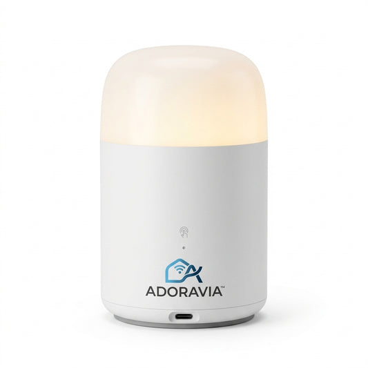 Adoravia™ Smart Ambience System – App & Voice Controlled Dimmable Aroma Lamp with Custom Scene Presets, Type-C Charging, and Quiet Operation